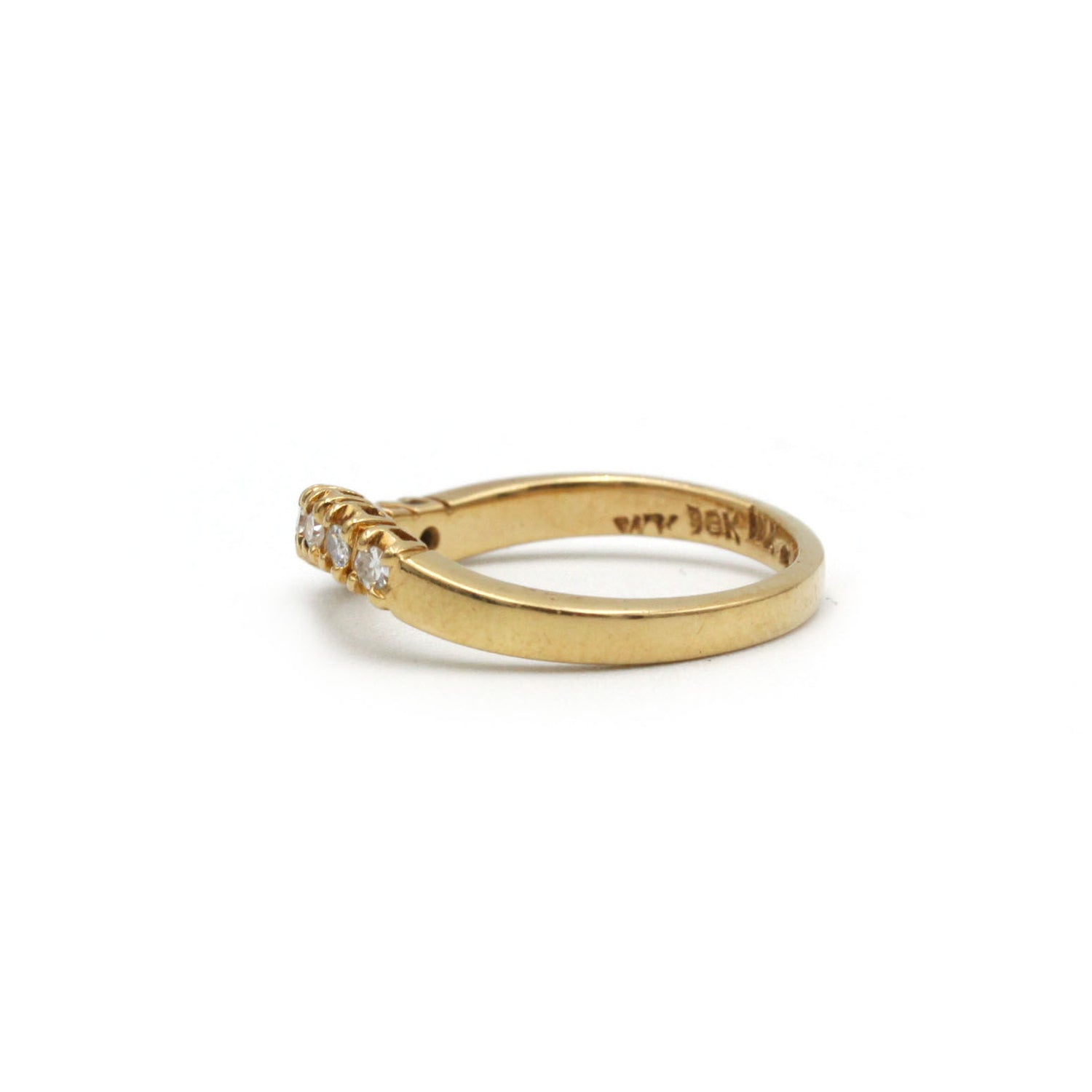 Ring Alliance in yellow gold and diamonds
