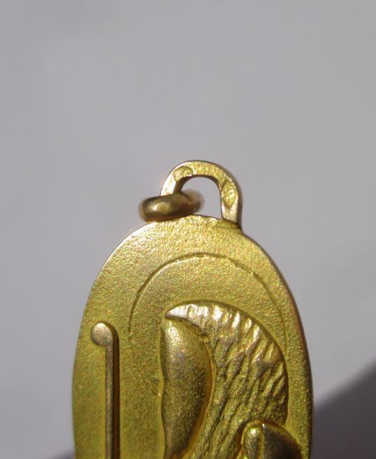 ROURE - Saint Christopher pendant medal from the 1940s