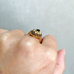 Vintage garnet ring 