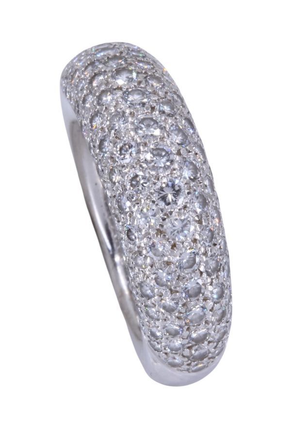 Bague CHAUMET Anneau diamants en or blanc