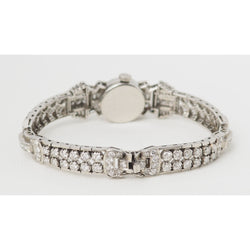 Montre ancienne en or platine et diamants