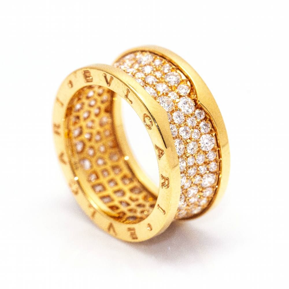 BVLGARI B.ZERO1 ring with diamonds