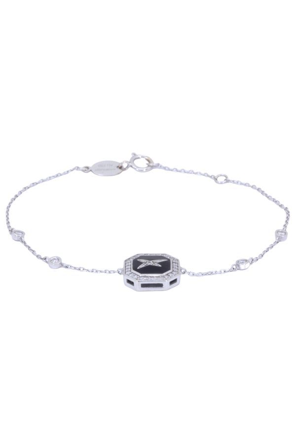 Bracelet MAUBOUSSIN Palazzo Portofino en or blanc et diamants