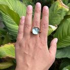 Bague POMELLATO Nudo Assoluto en or rose et topaze bleue (Taille 54)