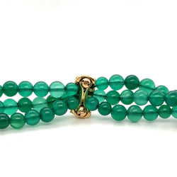 Van Cleef & ARPELS - Bracelet or jaune Chrysoprase et diamants