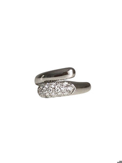 Bague BVLGARI modèle Astrea en or blanc 18K et diamants