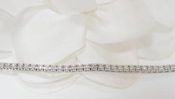 River bracelet in white gold and 1ct diamonds 