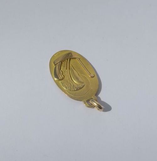 ROURE - Saint Christopher pendant medal from the 1940s