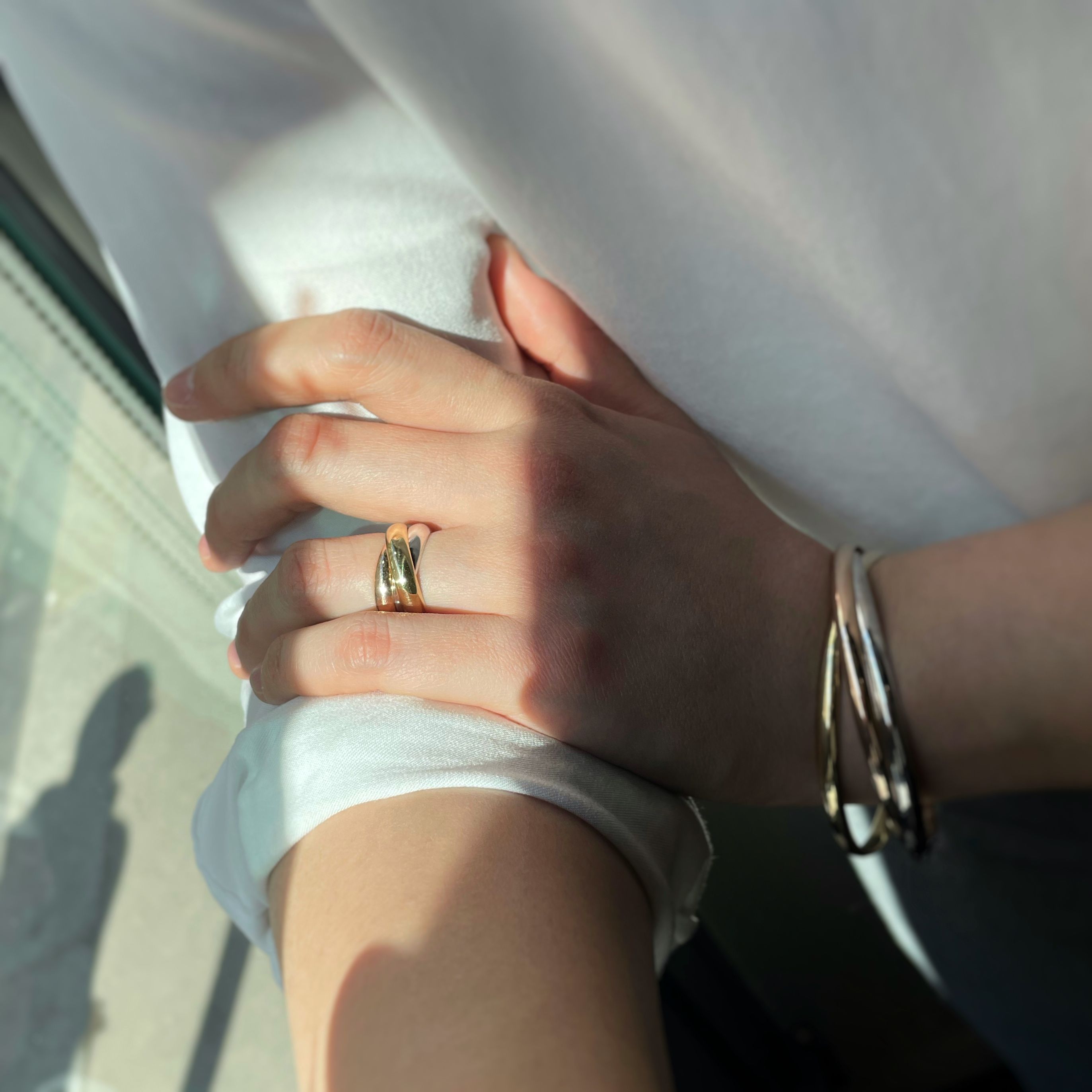 Ring Alliance CARTIER "Trinity" in yellow gold, rose gold and white gold