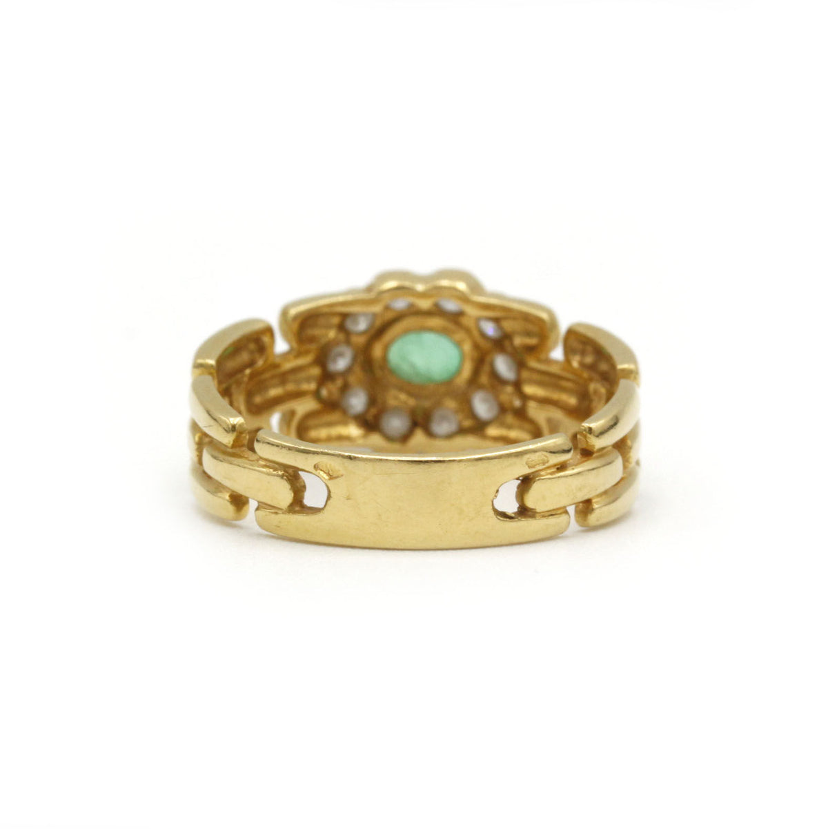 Ring - Now, diamonds & Emerald