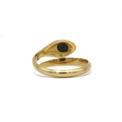 Bague Serpent - Or et Saphir