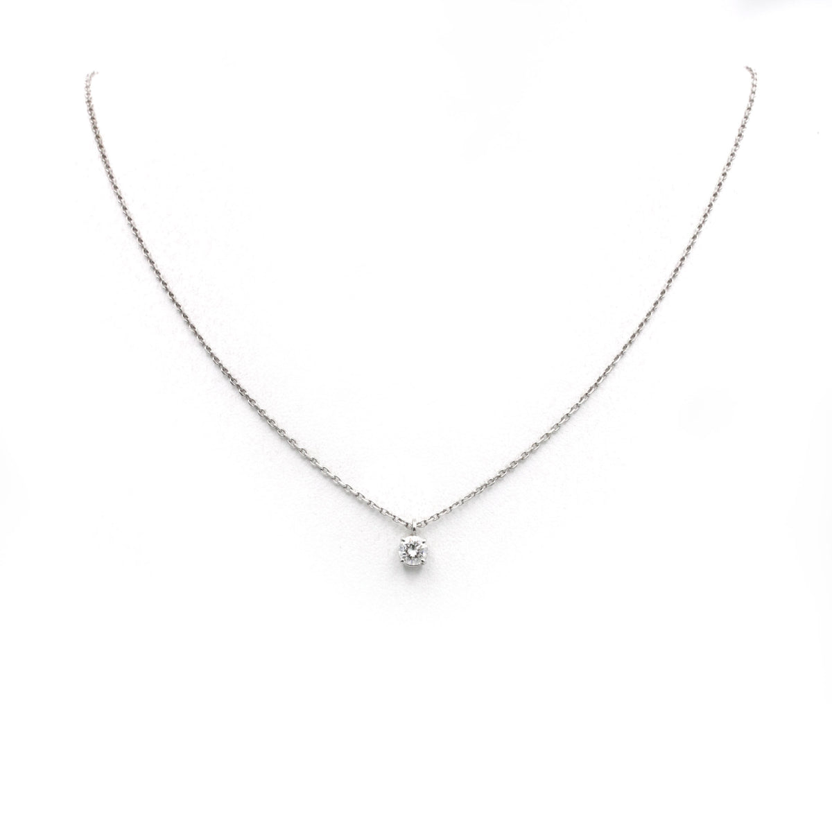 Necklace Pendant in white gold and diamond