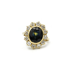 Bague - Or, Saphir & Diamants