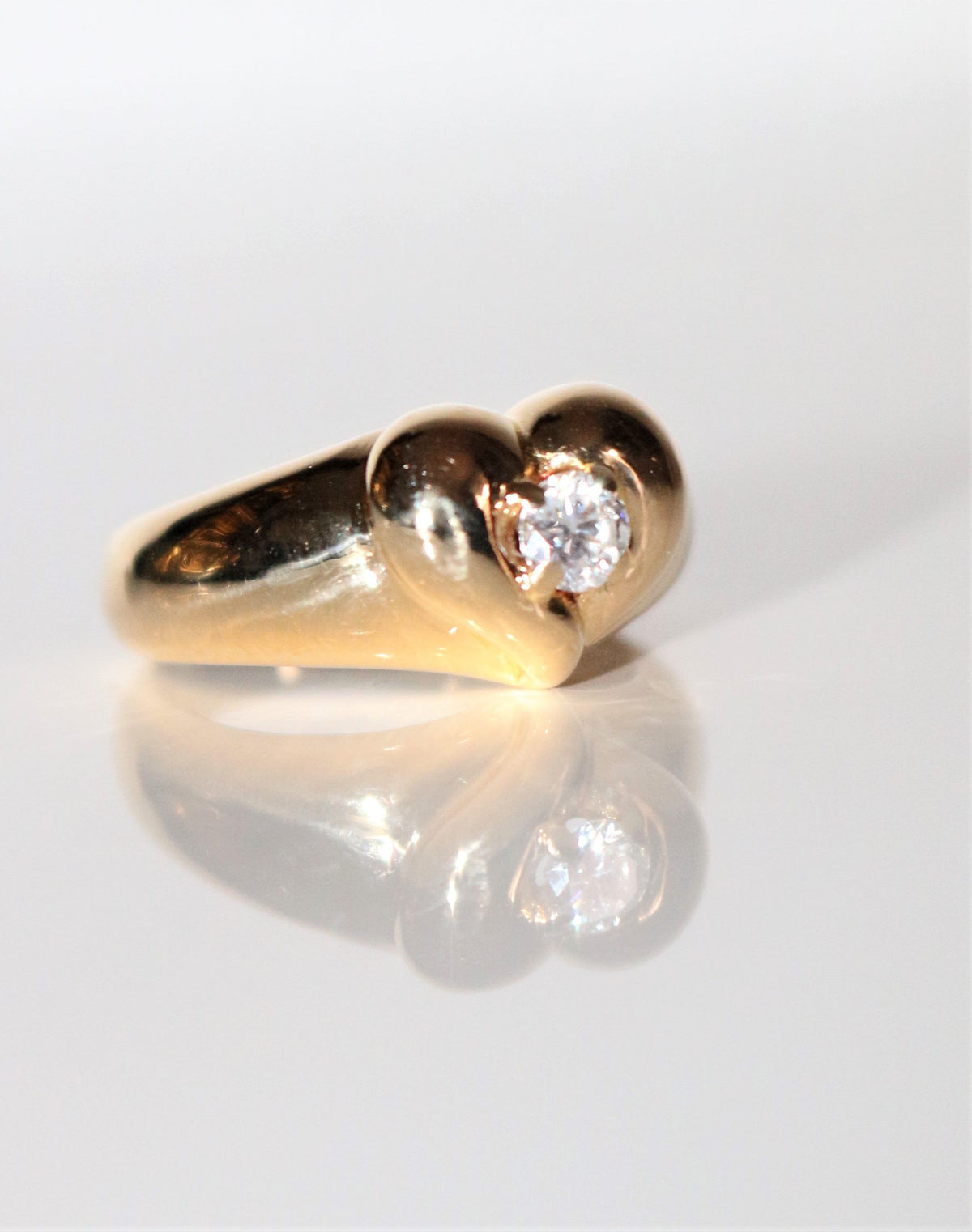 Van Cleef And Arpels Diamond Heart Ring