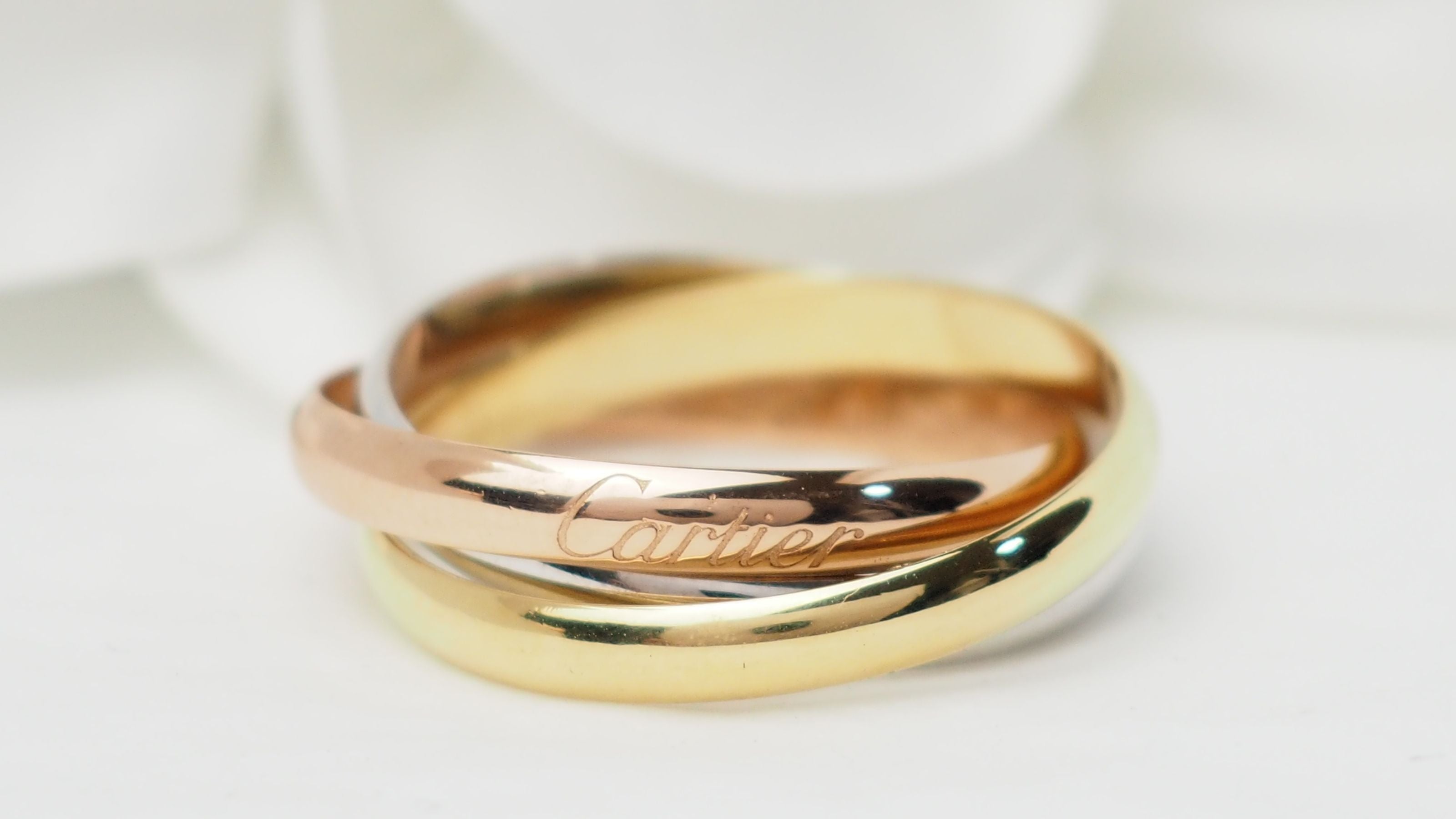 Cartier Trinity 3 gold ring 
