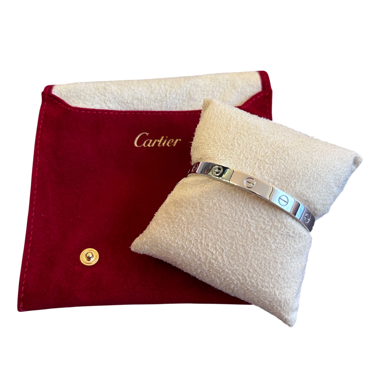 Bracelet CARTIER "Love" bezel in white gold