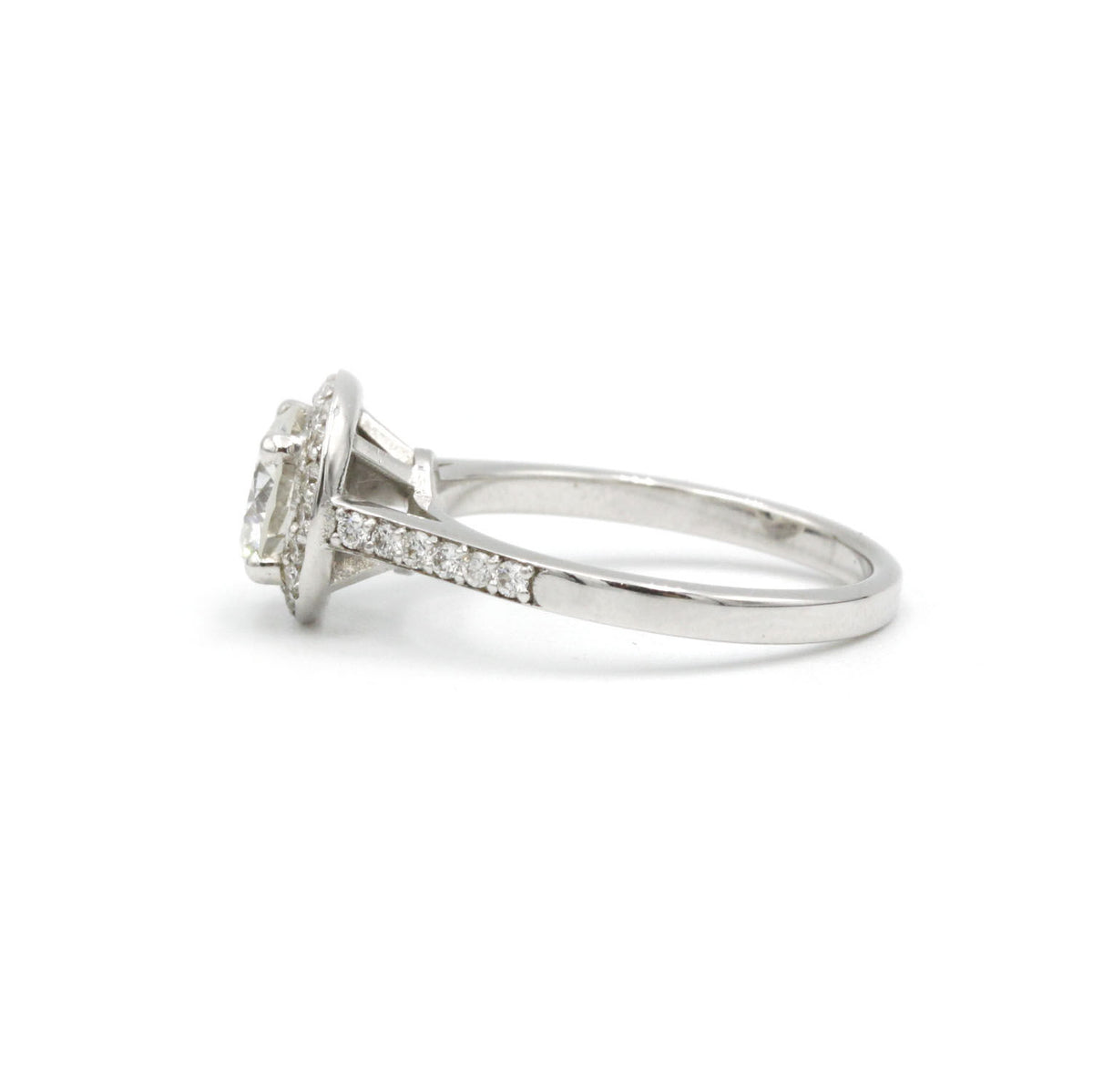 Solitaire Accompagné - Diamant De 1,07 carats
