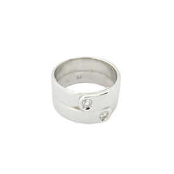 Bague DINH VAN en or blanc et diamants