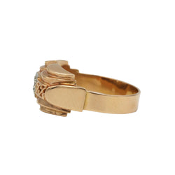 Bague tank en or et diamant