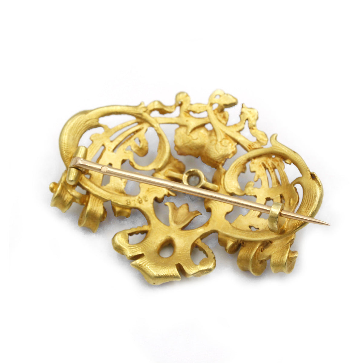 Broche - Or & Diamants