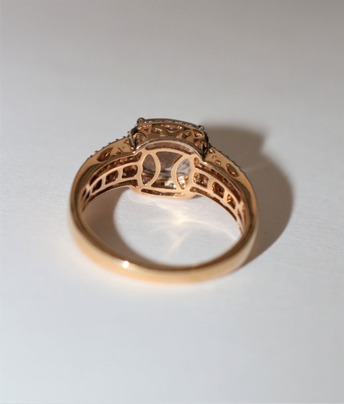Morganite Rose Gold Ring