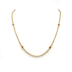 Collier - Or jaune & Citrines