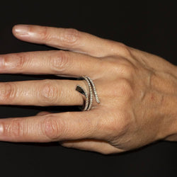 DAMIANI ring in two-tone gold and second-hand diamonds