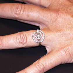 Bague SALVINI Diamond Spiral. D'occasion