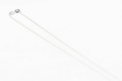 Collier maille forçat en or blanc et onyx