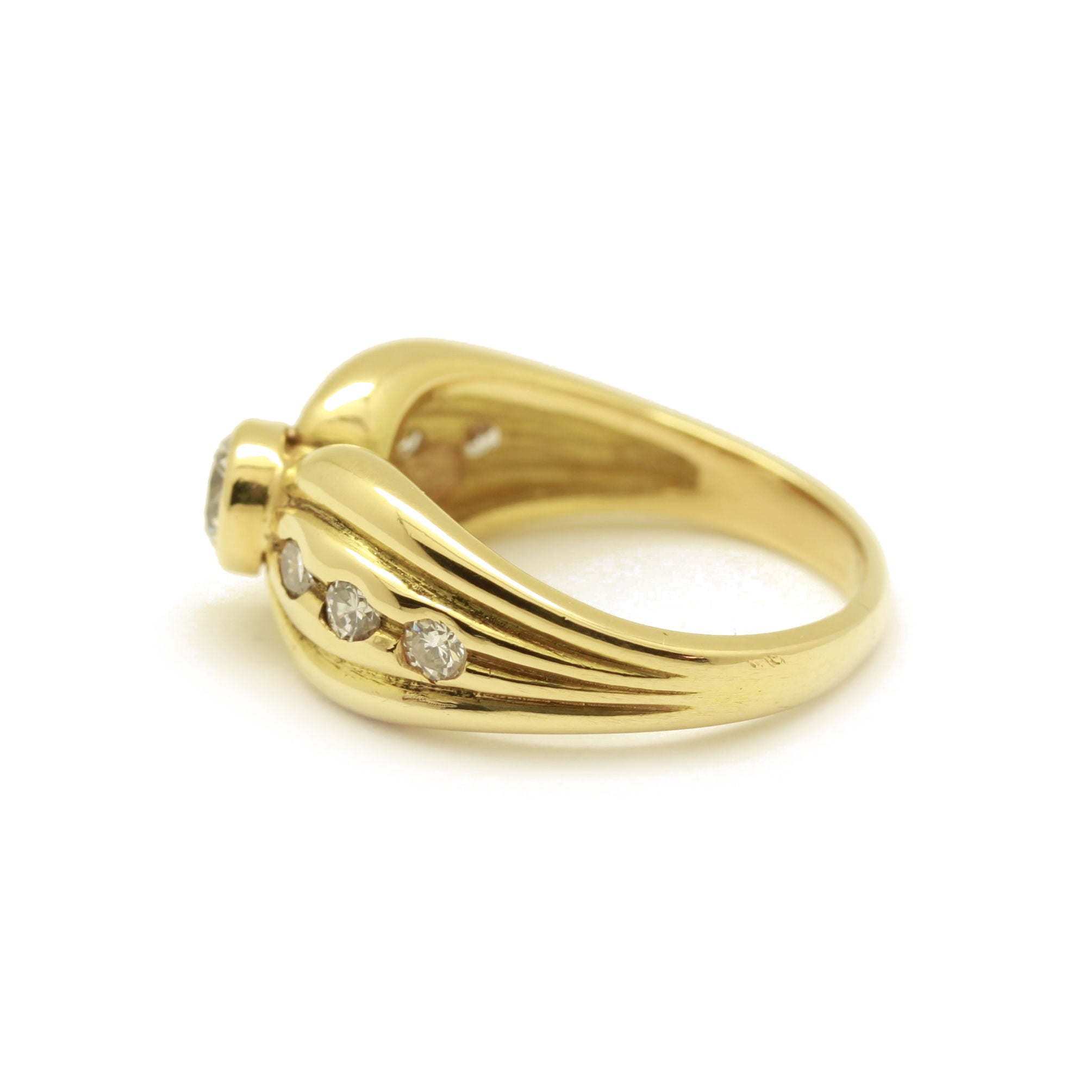 Bague - Or et diamants