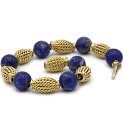 Bracelet - Or & Lapis-Lazuli