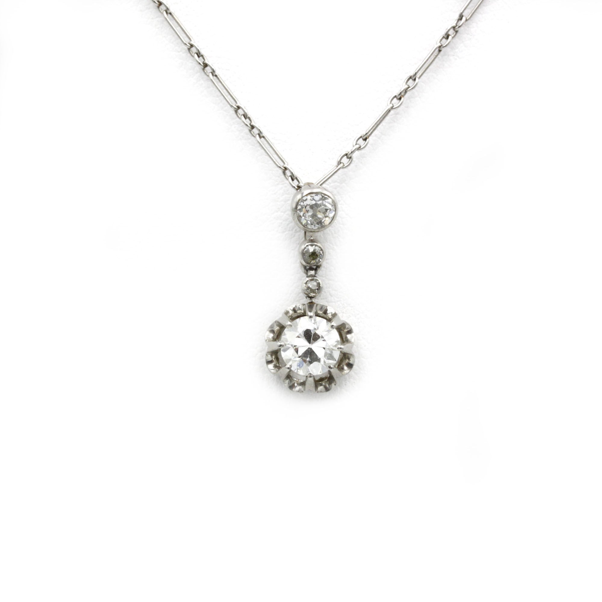 Collier - Or, Platine & Diamants