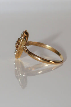 Bague Ovale Ajouré Saphir