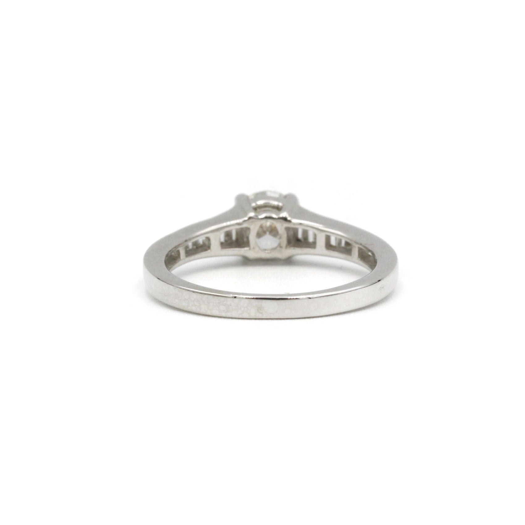 Solitaire Accompagné - 0,72 Carat F SI1