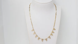 Collier draperie ancien en or jaune