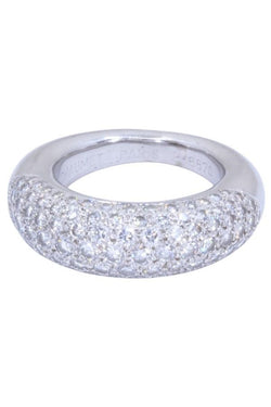Bague CHAUMET Anneau diamants en or blanc