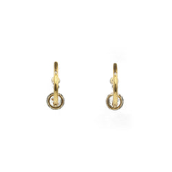 Boucles d'oreilles Dormeuses - Or, Platine & Diamants