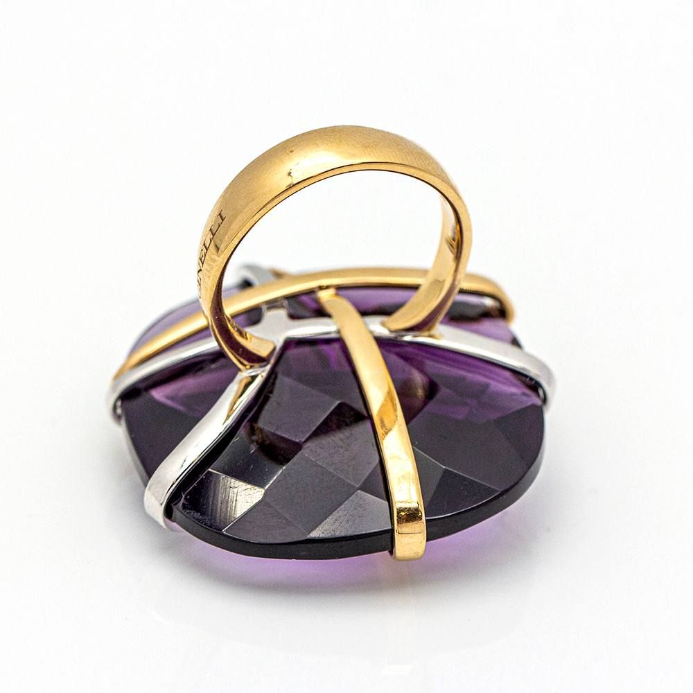 Bague bicolore Design italien d'occasion