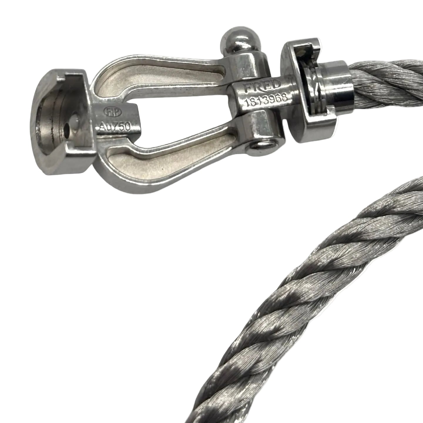 Bracelet Souple Force 10 en or blanc