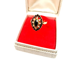 Vintage garnet ring 