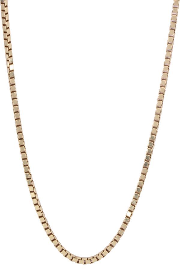 Chaine maille vénitienne en or jaune