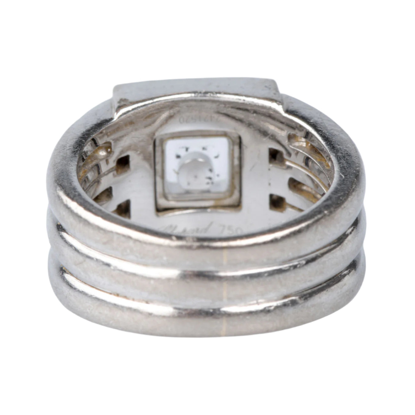 Bague CHOPARD en or blanc et diamants