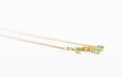 Collier L’Esmeralda maille forçat en or jaune et diamants