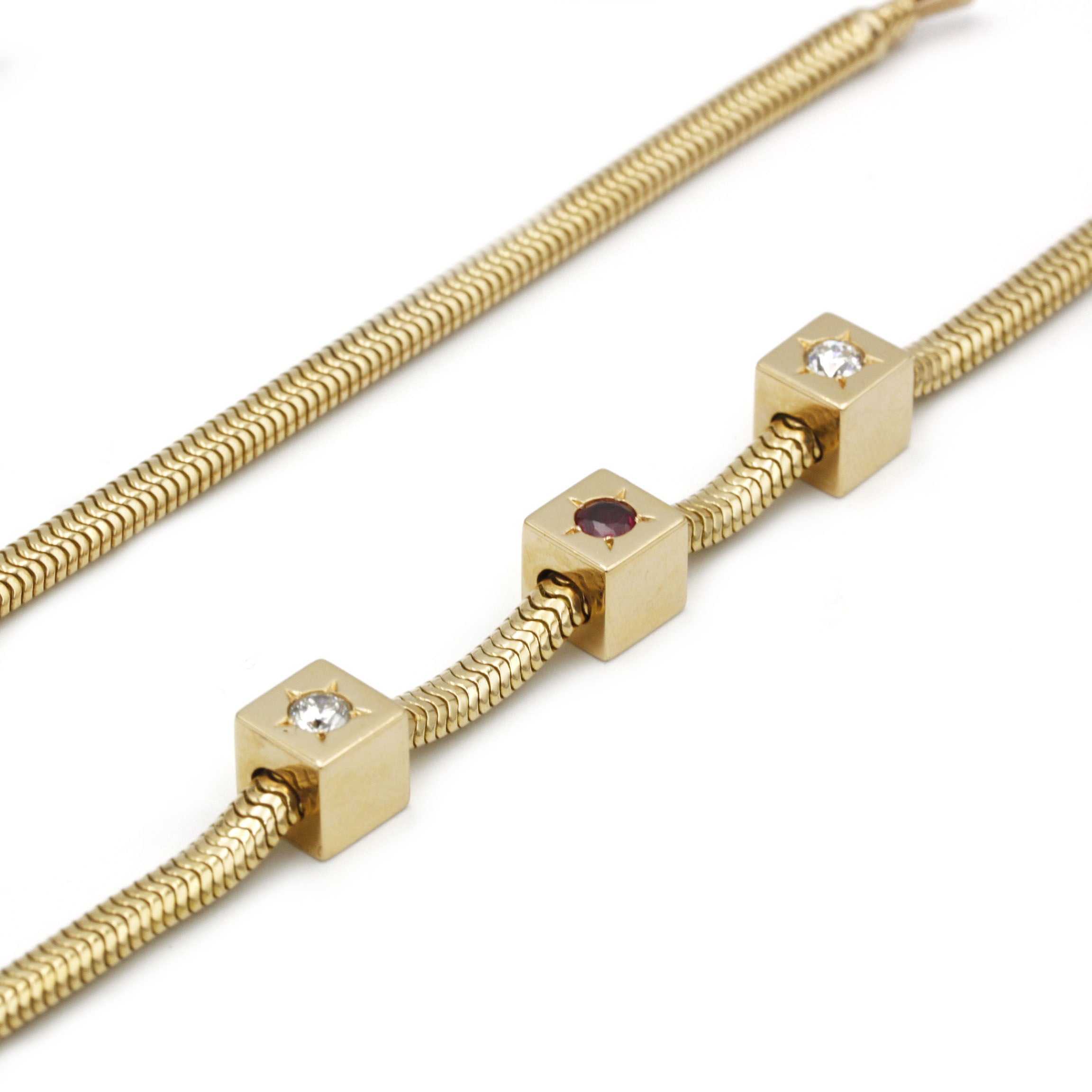 Cube Bracelet Necklace - MELLERIO