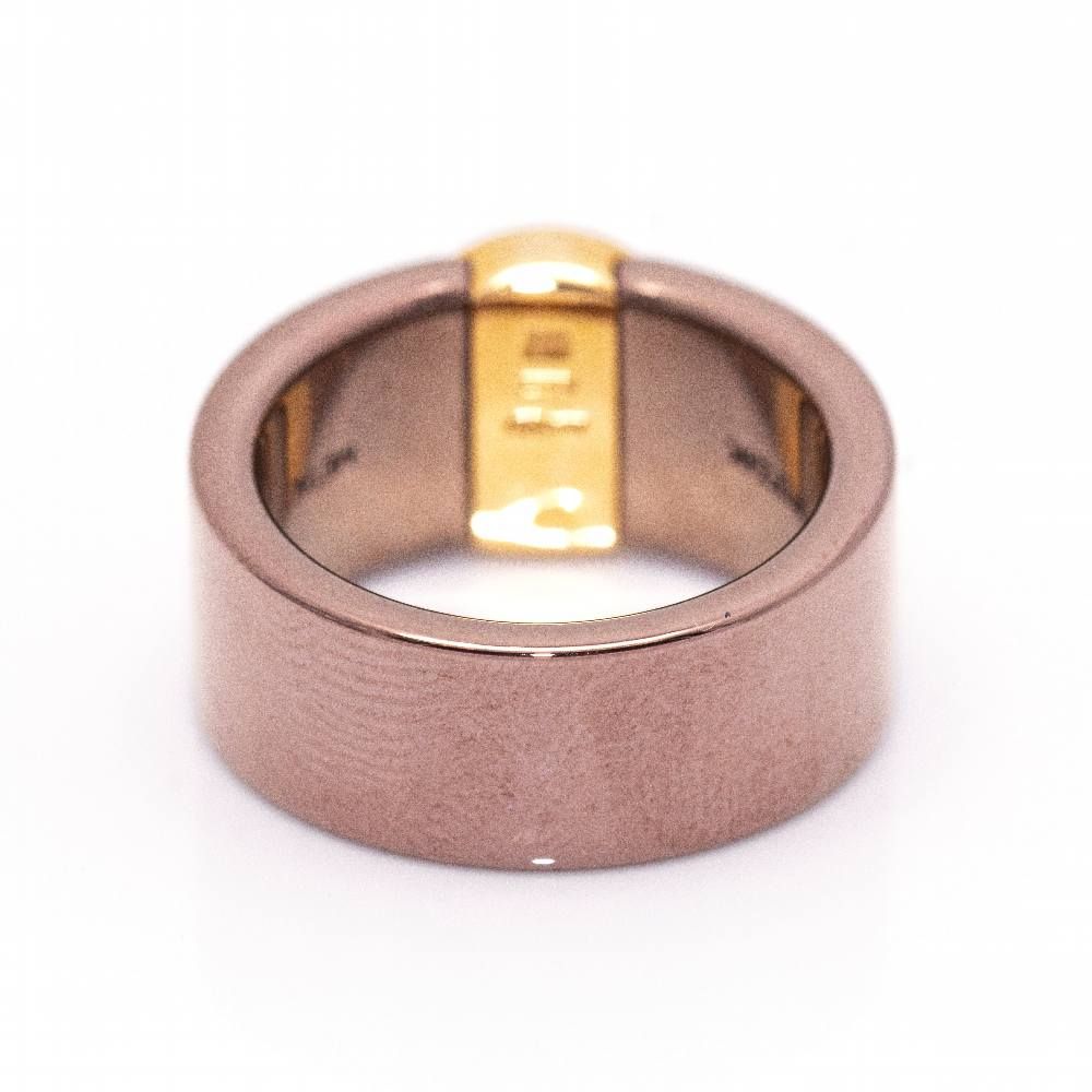 BVLGARI BVLG ring in pink gold and diamonds