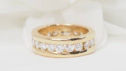 American Alliance in yellow gold and diamonds 1.68ct