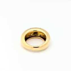 Bague étoiles en or jaune et diamants