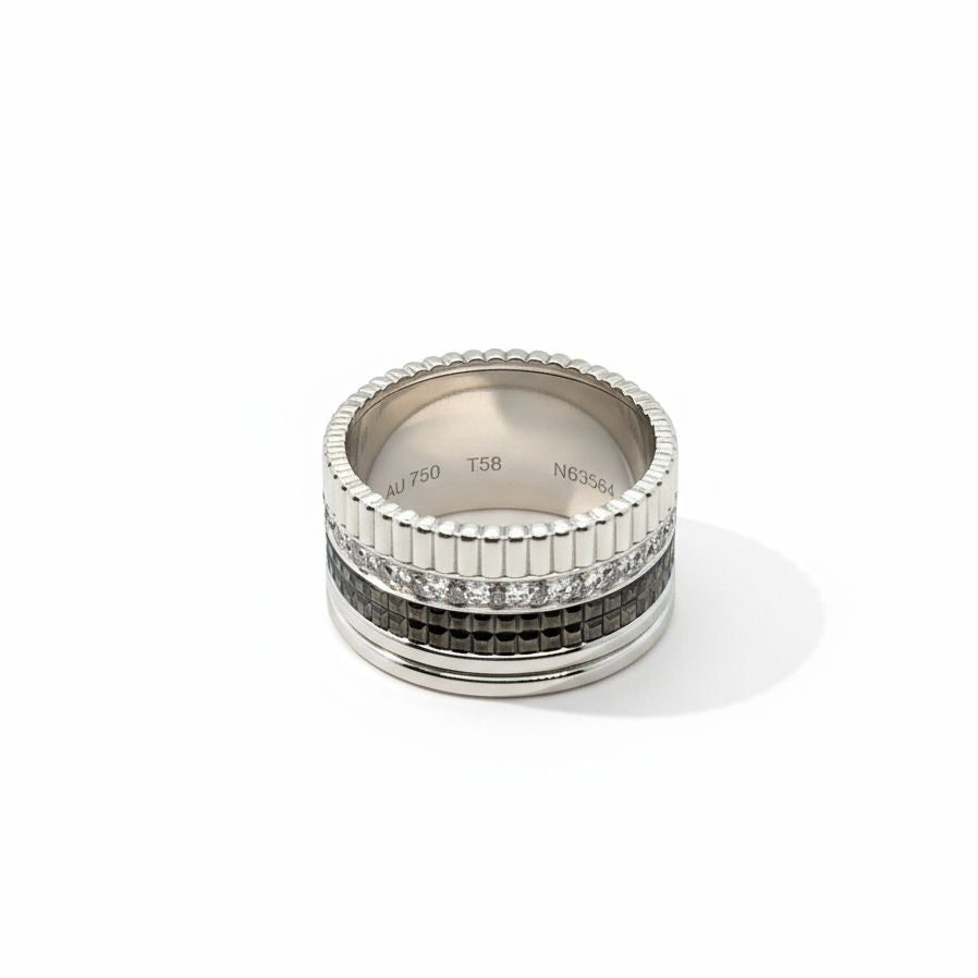Boucheron - Bague quatre Black édition Large