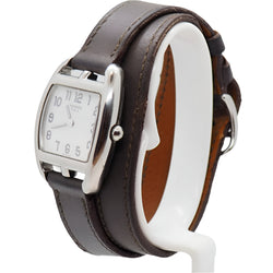 Hermès CAPE COD tonneau steel watch