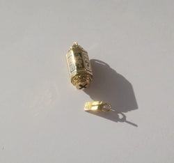 Rare antique enamelled clasp Rose gold